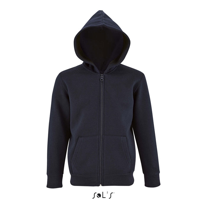 Hoodie enfant publicitaire molletonné 260g - STONE French Marine